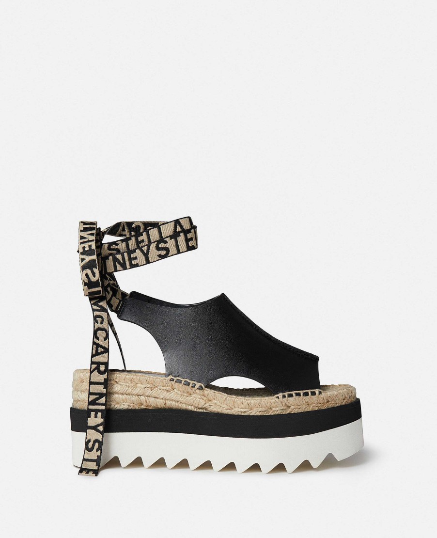 Women Stella McCartney Wedges | Gaia Peeptoe Platform Espadrilles