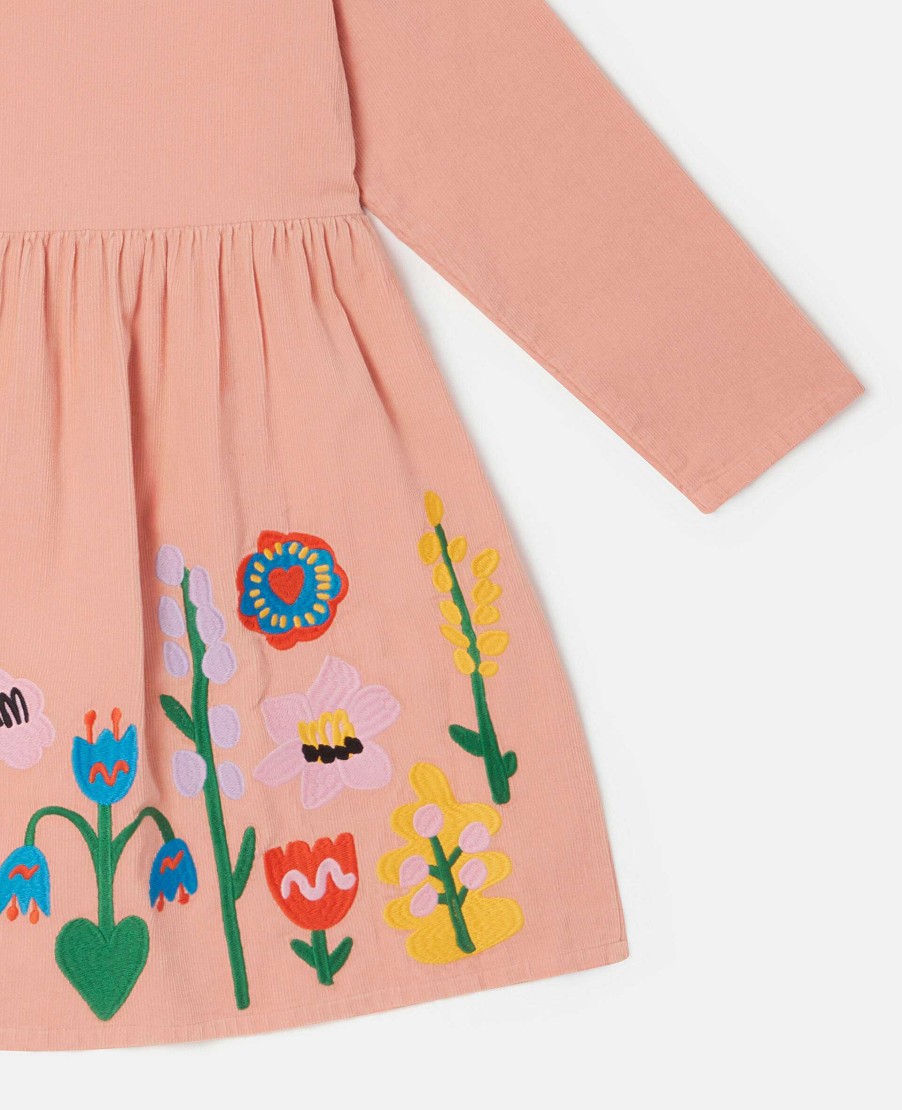 Kids Stella McCartney Dresses And All-In-Ones | Flower Embroidery Skater Dress