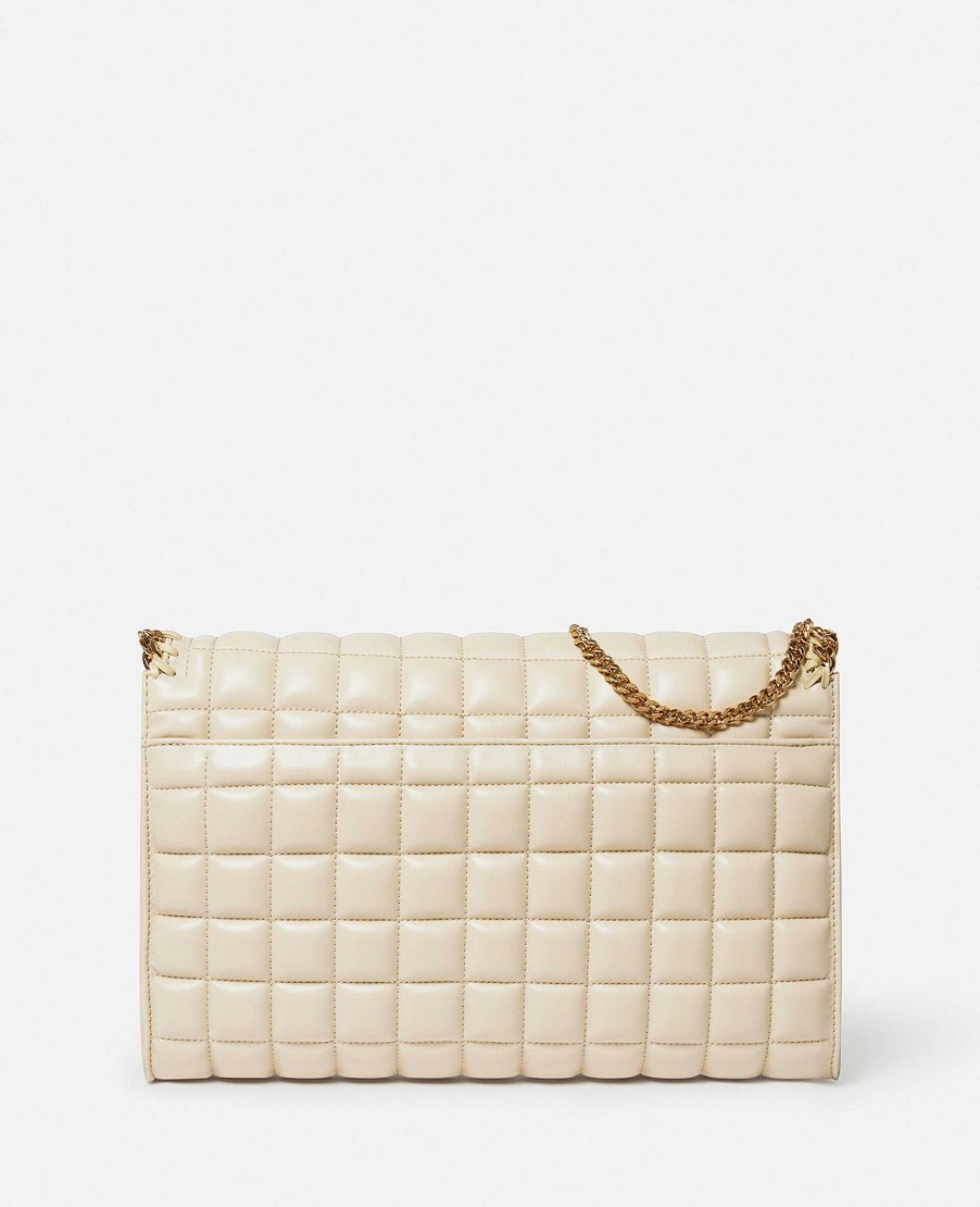 Women Stella McCartney Crossbody Bags | Falabella Square Quilted Wallet Shoulder Bag