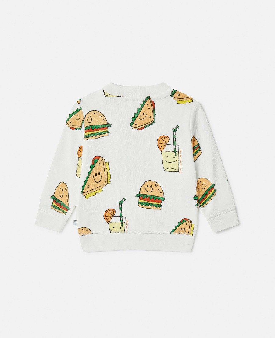 Kids Stella McCartney Baby Boys | Silly Sandwich Print Sweatshirt