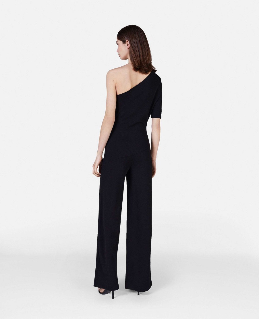 Women Stella McCartney All-In-Ones | Compact Knit One-Shoulder Jumpsuit