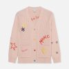 Kids Stella McCartney Jumpers And Cardigans | Doodle Embroidery Cardigan