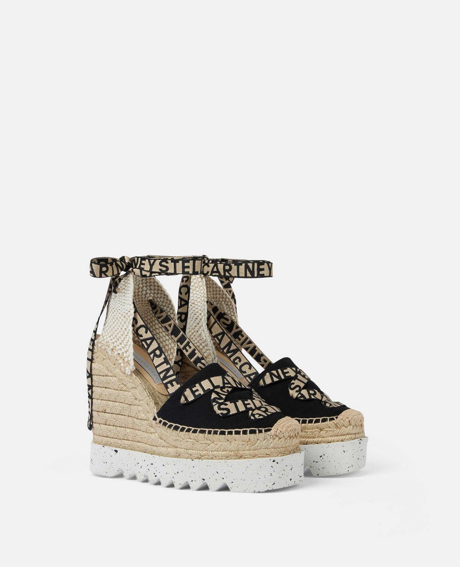 Women Stella McCartney Wedges | Gaia Platform Espadrille Wedges