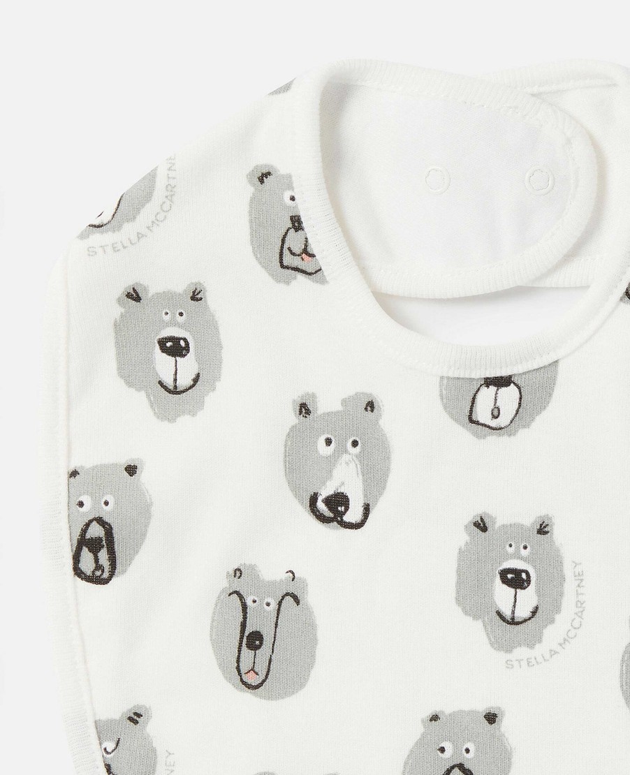 Kids Stella McCartney Baby Boys | 2 Pack Of Bear Print Bibs