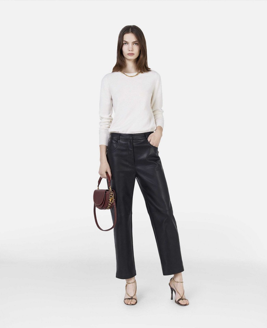 Women Stella McCartney Trousers And Shorts | Stella Iconics Alter Mat Straight Leg Trousers