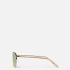 Women Stella McCartney Sunglasses | Loveheart Metal Aviator Sunglasses