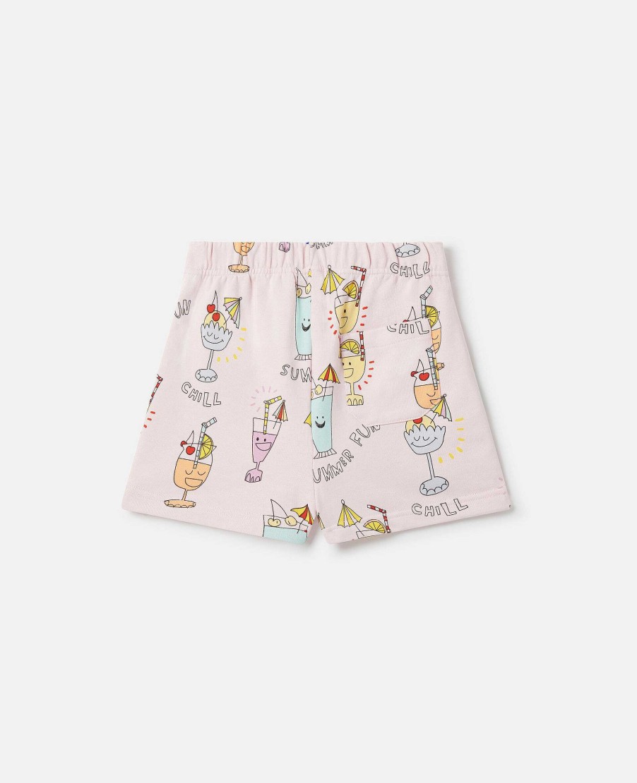 Kids Stella McCartney Trousers And Skirts | Summer Cocktail Print Shorts