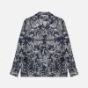 Women Stella McCartney Shirts And Tops | Fungi Forest Print Silk Pyjama Shirt