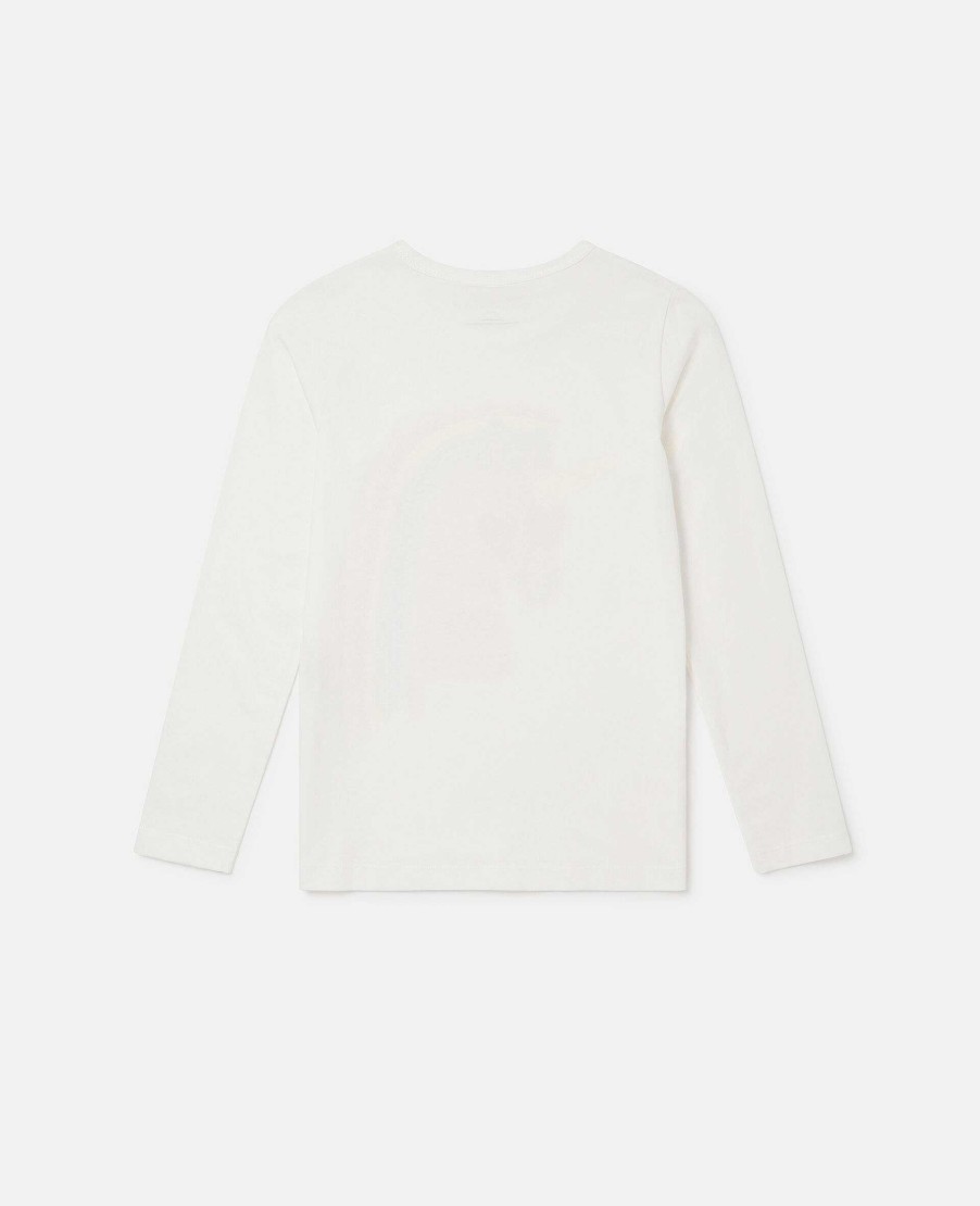 Kids Stella McCartney T-Shirts And Tops | Rainbow Unicorn Long Sleeve T-Shirt