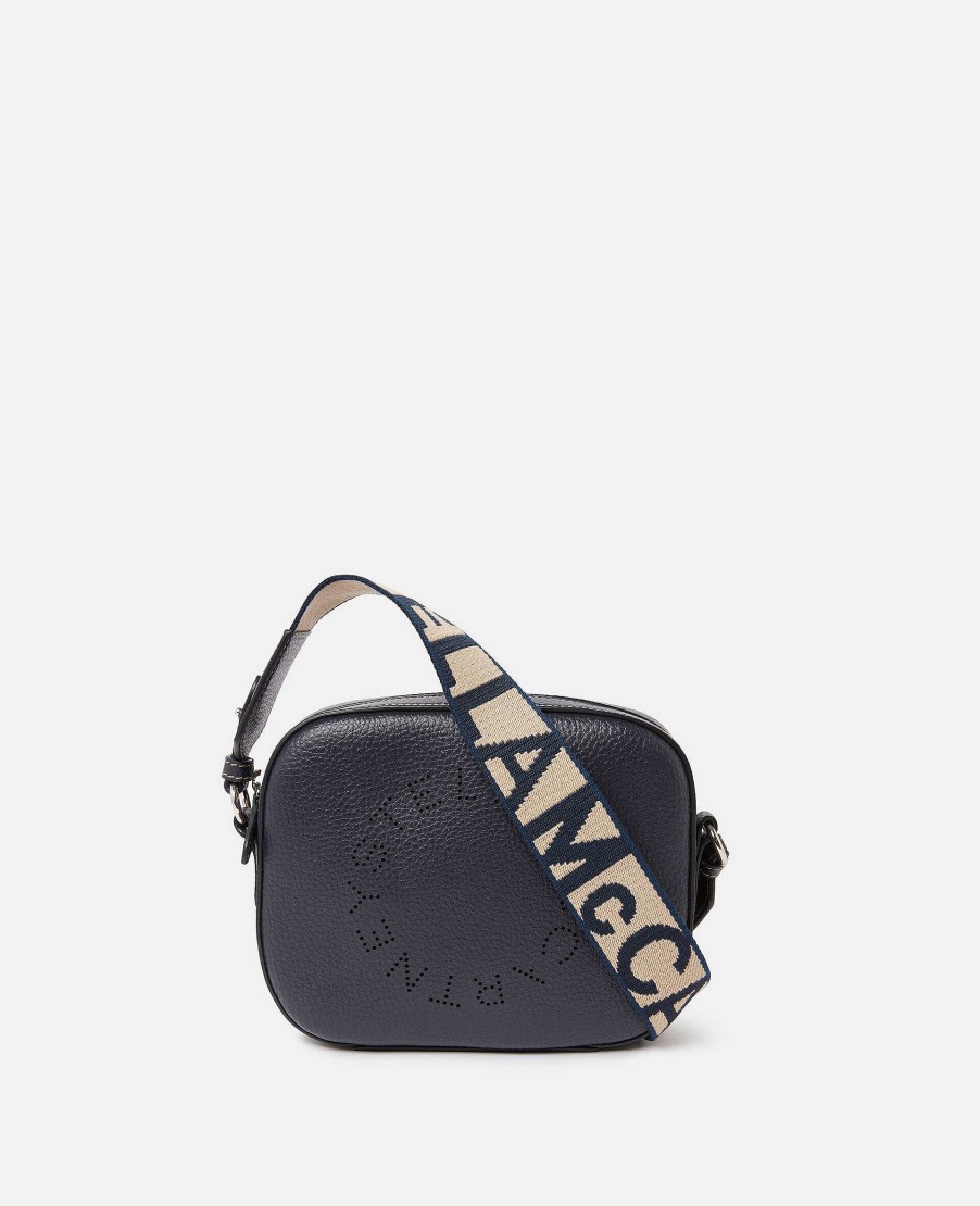 Women Stella McCartney Logo Bag | Logo Grainy Alter Mat Mini Camera Bag