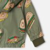 Kids Stella McCartney Baby Boys | Silly Sandwich Print Hooded Jacket