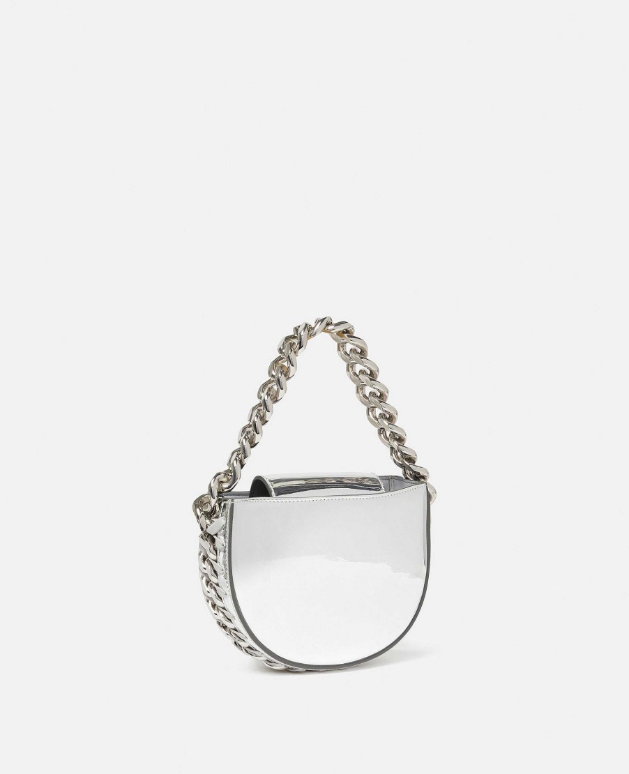 Women Stella McCartney Frayme Bag | Frayme Mirrored Small Shoulder Bag