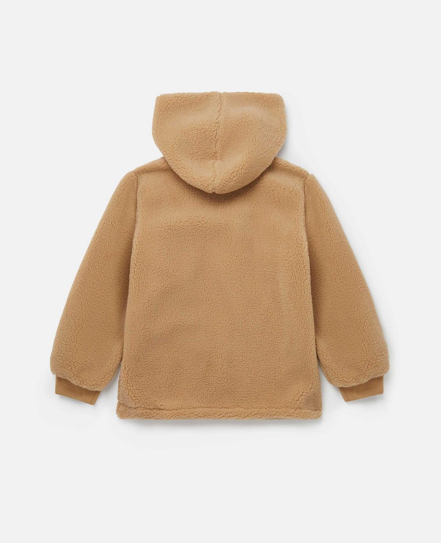 Kids Stella McCartney Outerwear | Camp Badge Fleece Pullover