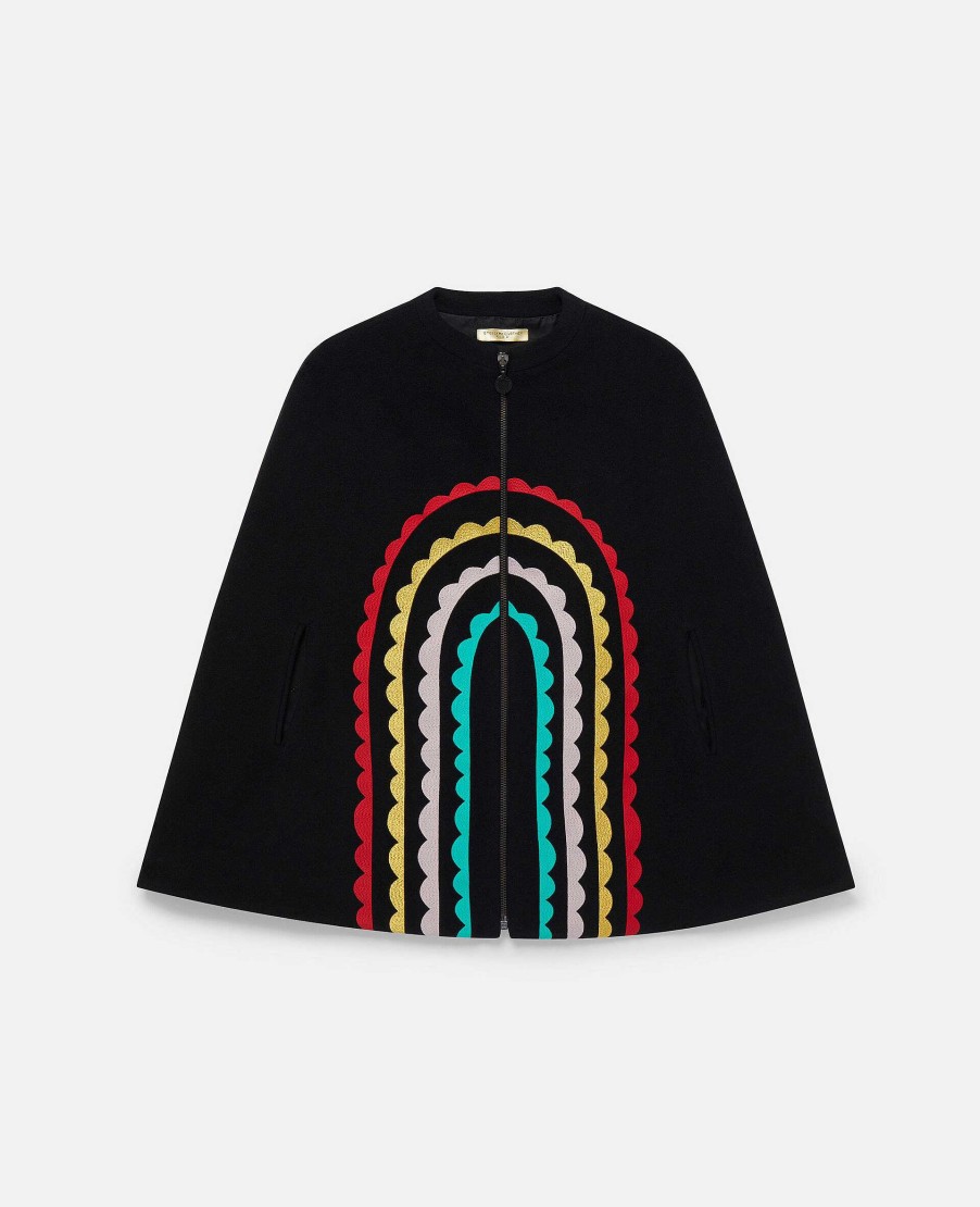 Kids Stella McCartney Outerwear | Rainbow Arch Cape Coat