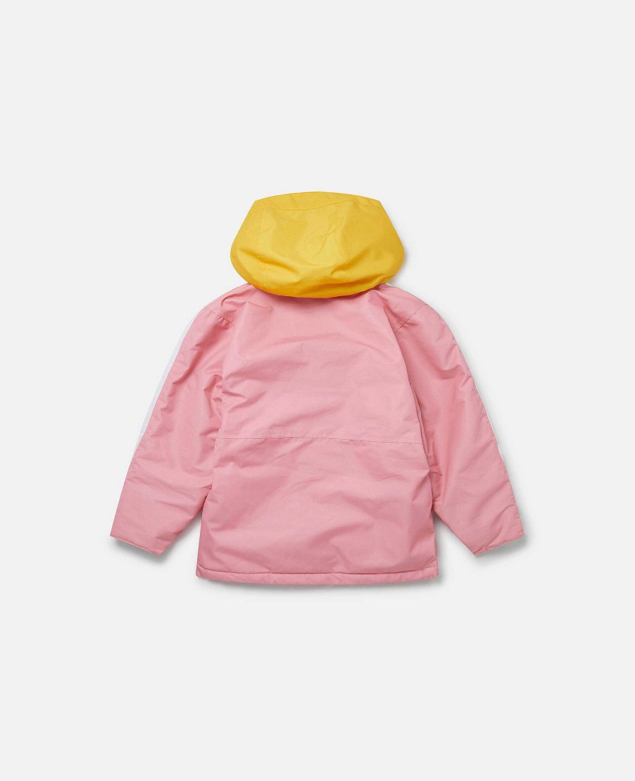 Kids Stella McCartney Outerwear | Colourblock Hooded Ski Jacket