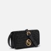 Women Stella McCartney Crossbody Bags | S-Wave Crystal Hotfix Wallet On Strap