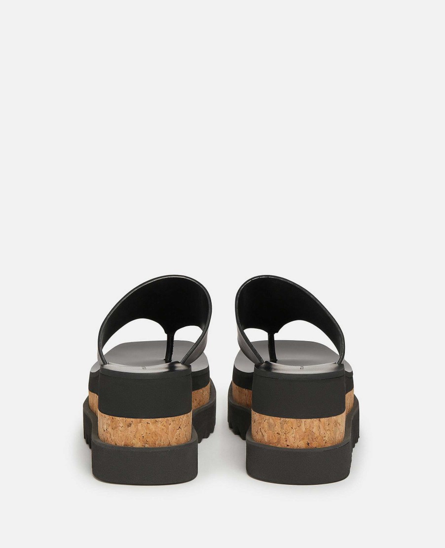 Women Stella McCartney Wedges | Sneak-Elyse Platform Thong Sandals