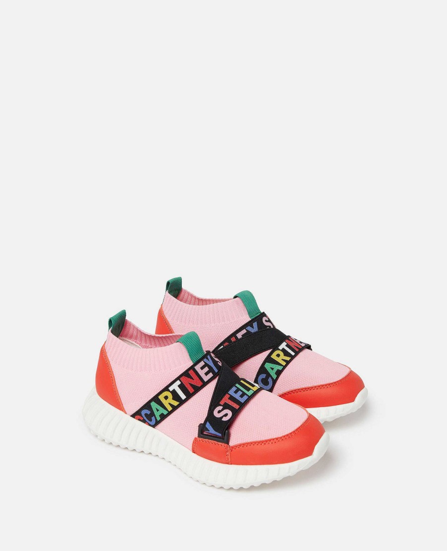 Kids Stella McCartney Shoes And Bags | Logo Tape Slip-On Trainers