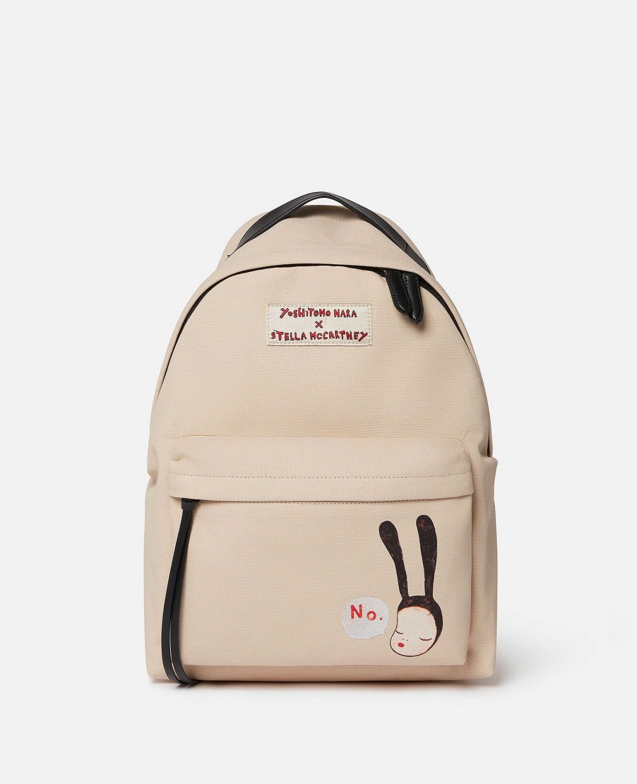 Unisex Stella McCartney Bags | Little Black Bunny Print Backpack