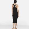 Women Stella McCartney Dresses | Upset Kitty Crochet Patch Racerback Midi Dress