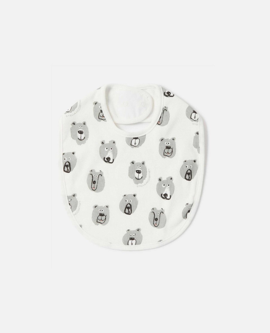 Kids Stella McCartney Baby Boys | 2 Pack Of Bear Print Bibs