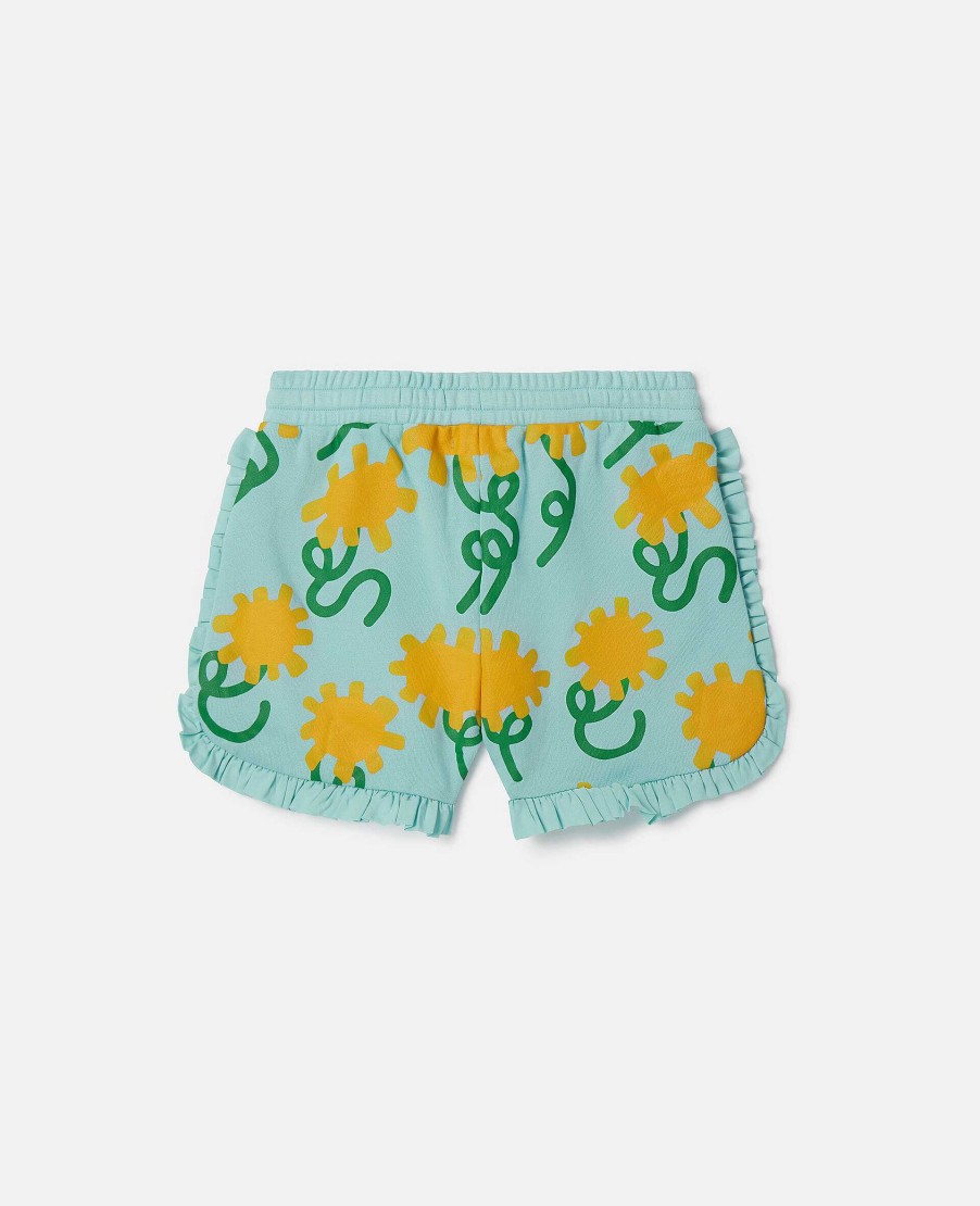 Kids Stella McCartney Trousers And Skirts | Sunflower Print Shorts