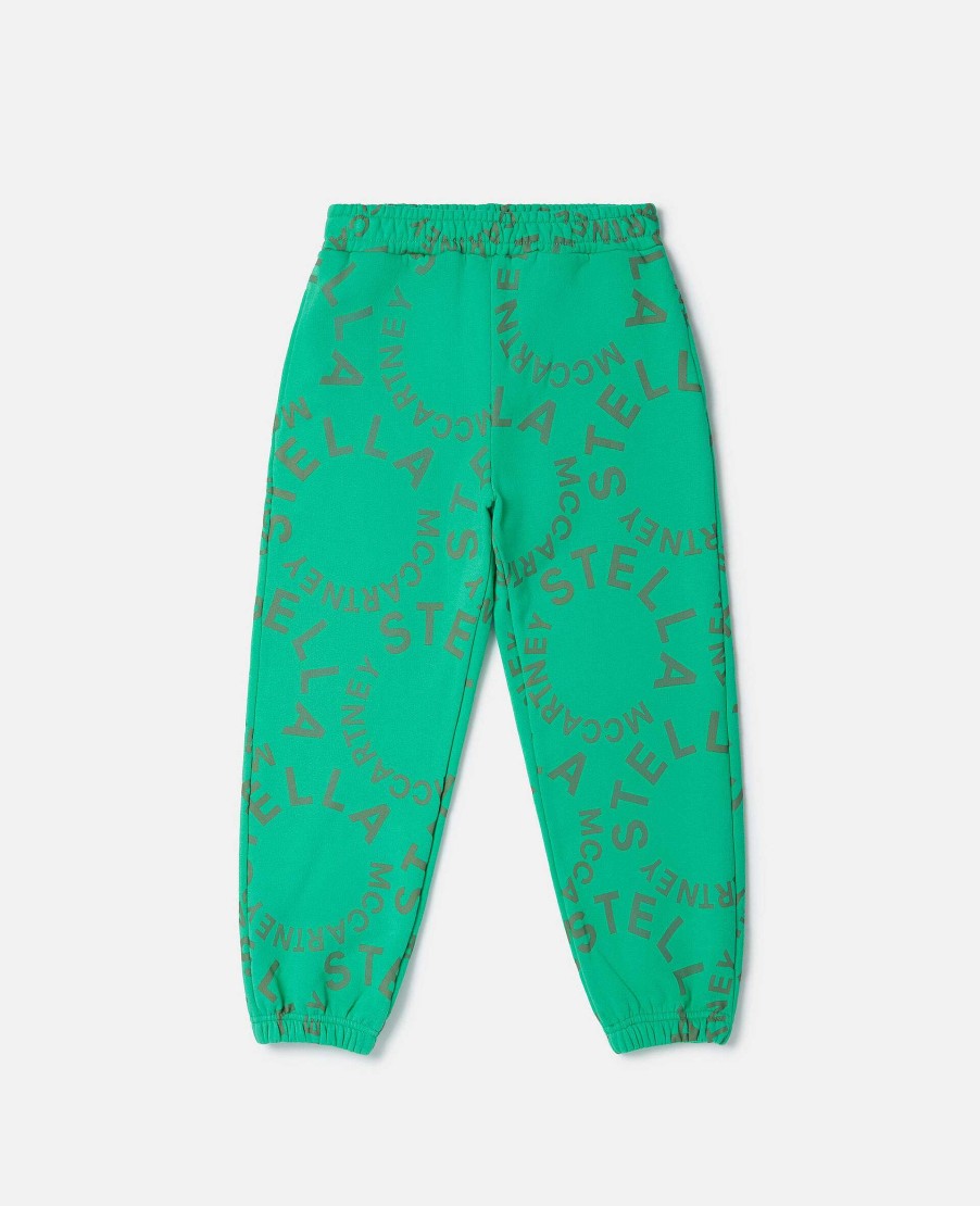 Kids Stella McCartney Trousers And Shorts | Circular Logo Joggers