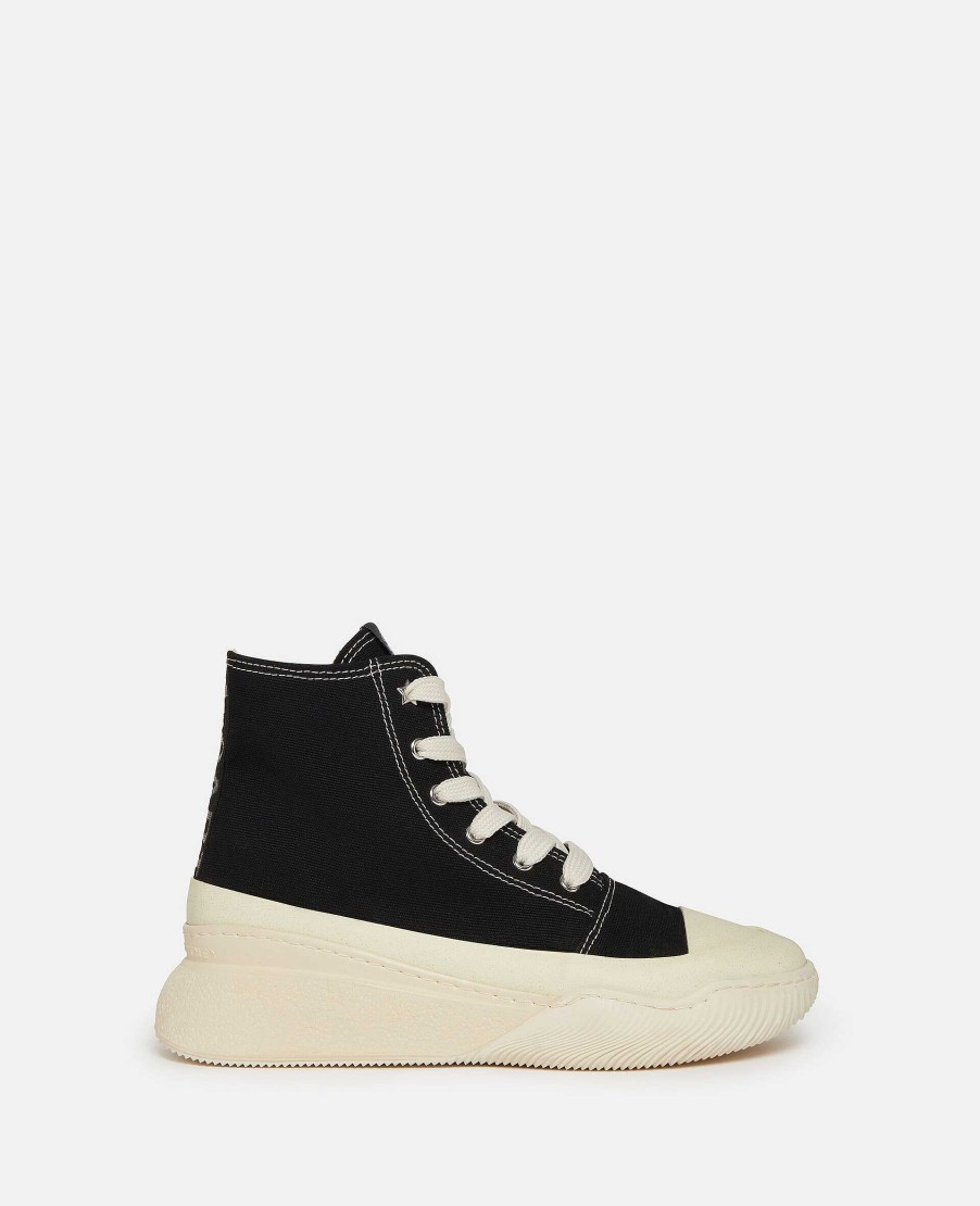 Women Stella McCartney Sneakers | Loop Canvas High-Top Trainers