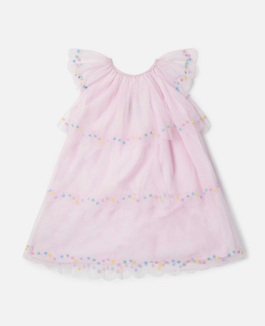 Kids Stella McCartney Dresses And All-In-Ones | Confetti Dot Tiered Dress