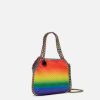 Women Stella McCartney Iconic Falabella | Falabella Rainbow Crystal Degrade Mini Tote Bag