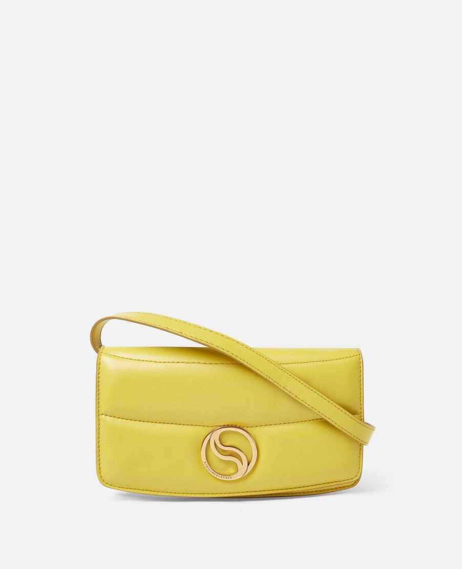 Women Stella McCartney Mini Bags And Clutches | S-Wave Padded Wallet On Strap