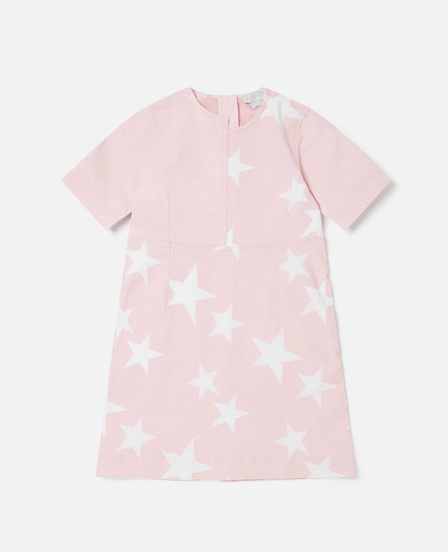 Kids Stella McCartney Dresses And All-In-Ones | Star Print Denim Dress