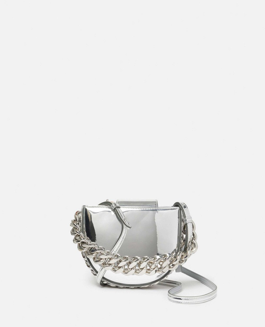 Women Stella McCartney Frayme Bag | Frayme Mirrored Small Shoulder Bag