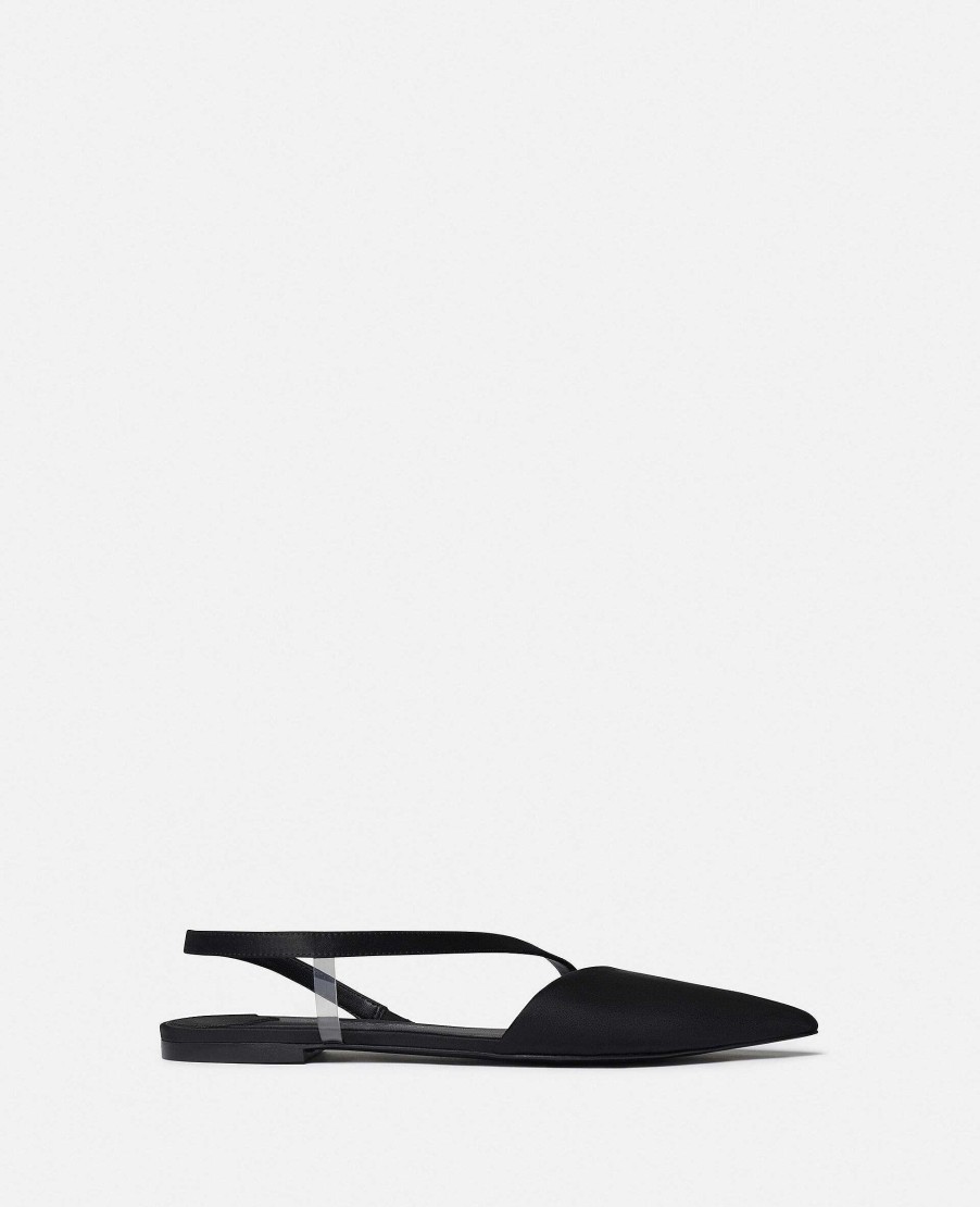 Women Stella McCartney Flats | Stella Iconic D'Orsay Ballet Flats