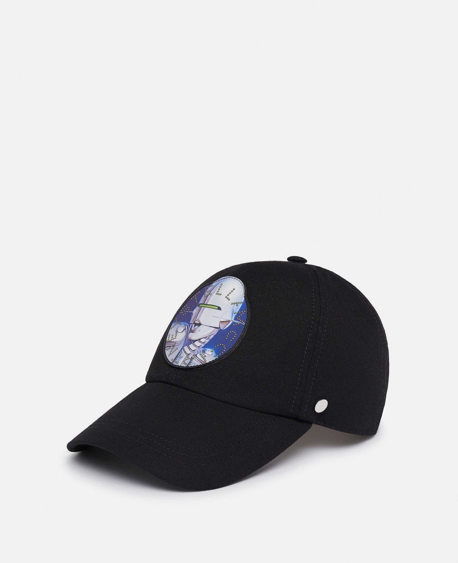 Unisex Stella McCartney Accessories | Sexy Robot Graphic Organic Cotton Baseball Cap