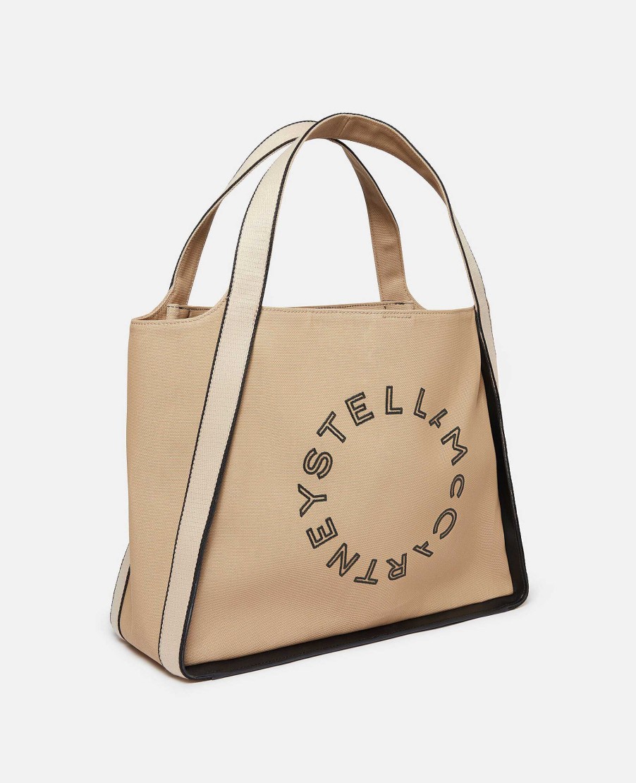 Women Stella McCartney Logo Bag | Logo Bananatex® Canvas Tote Bag