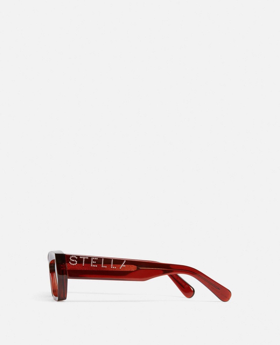 Women Stella McCartney Sunglasses | Logo Cat Eye Sunglasses