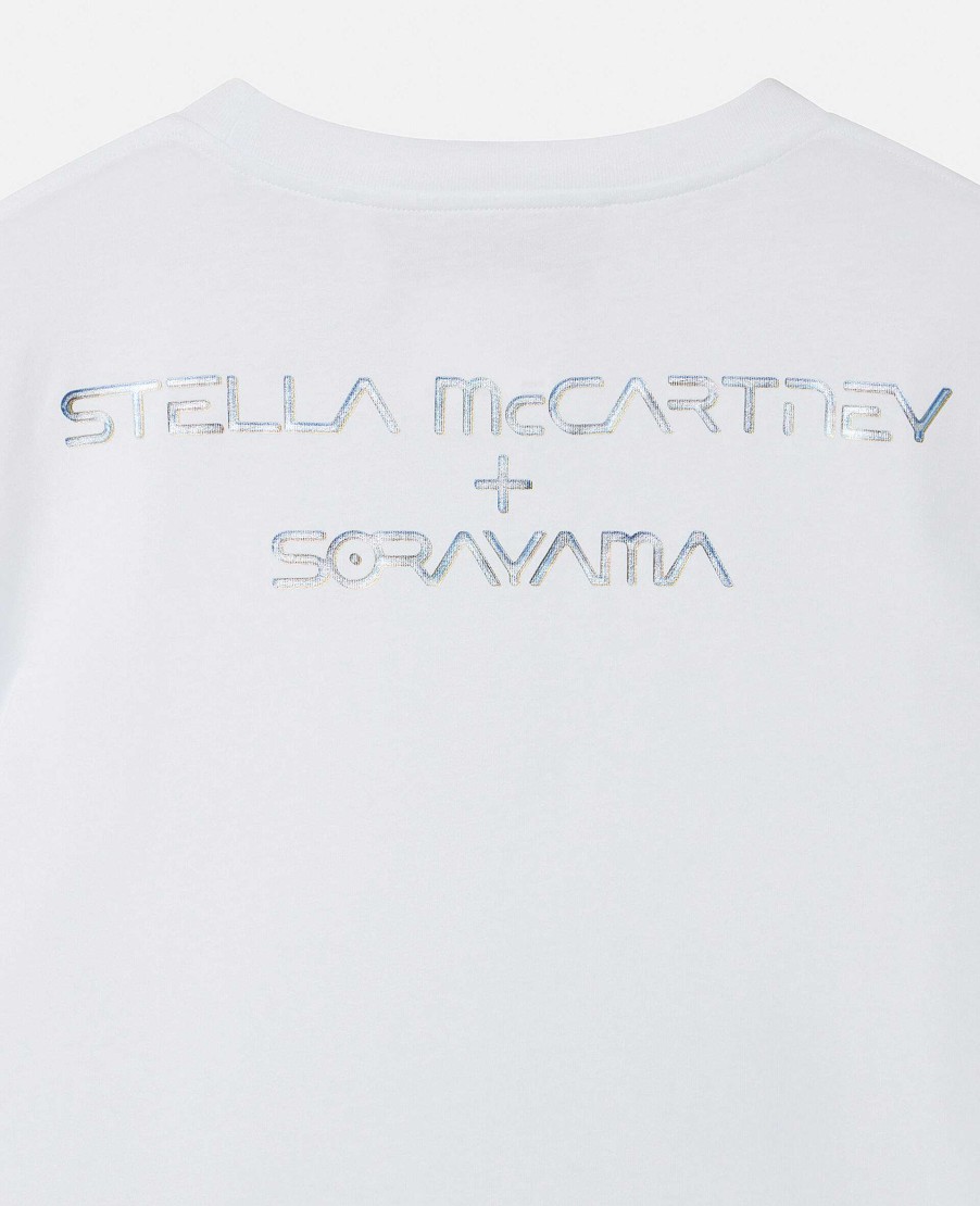 Unisex Stella McCartney T-Shirts | Sexy Robot Oversized Organic Cotton T-Shirt