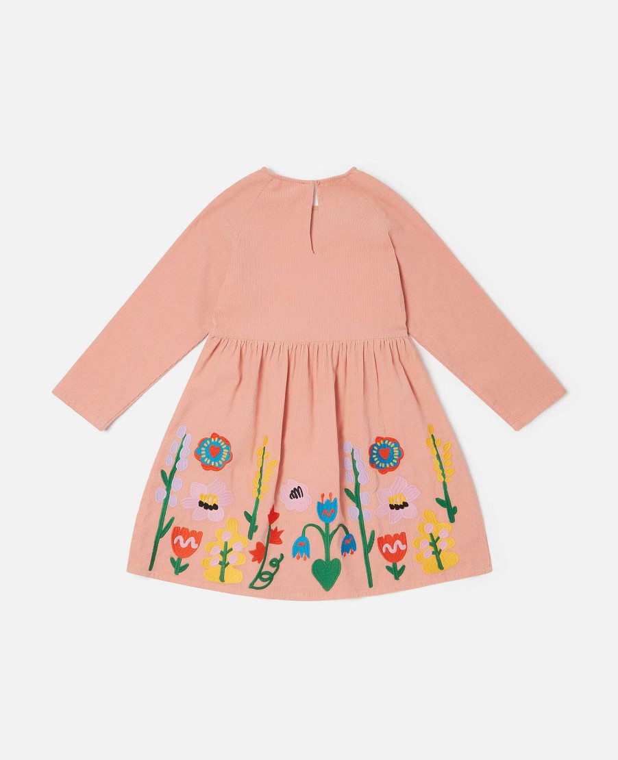 Kids Stella McCartney Dresses And All-In-Ones | Flower Embroidery Skater Dress