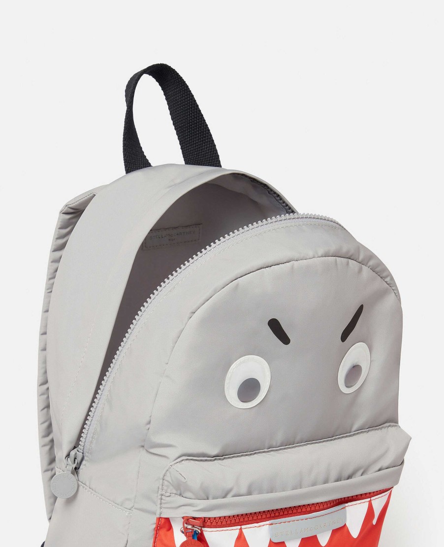 Kids Stella McCartney Shoes And Accessories | Shark Print Backpack