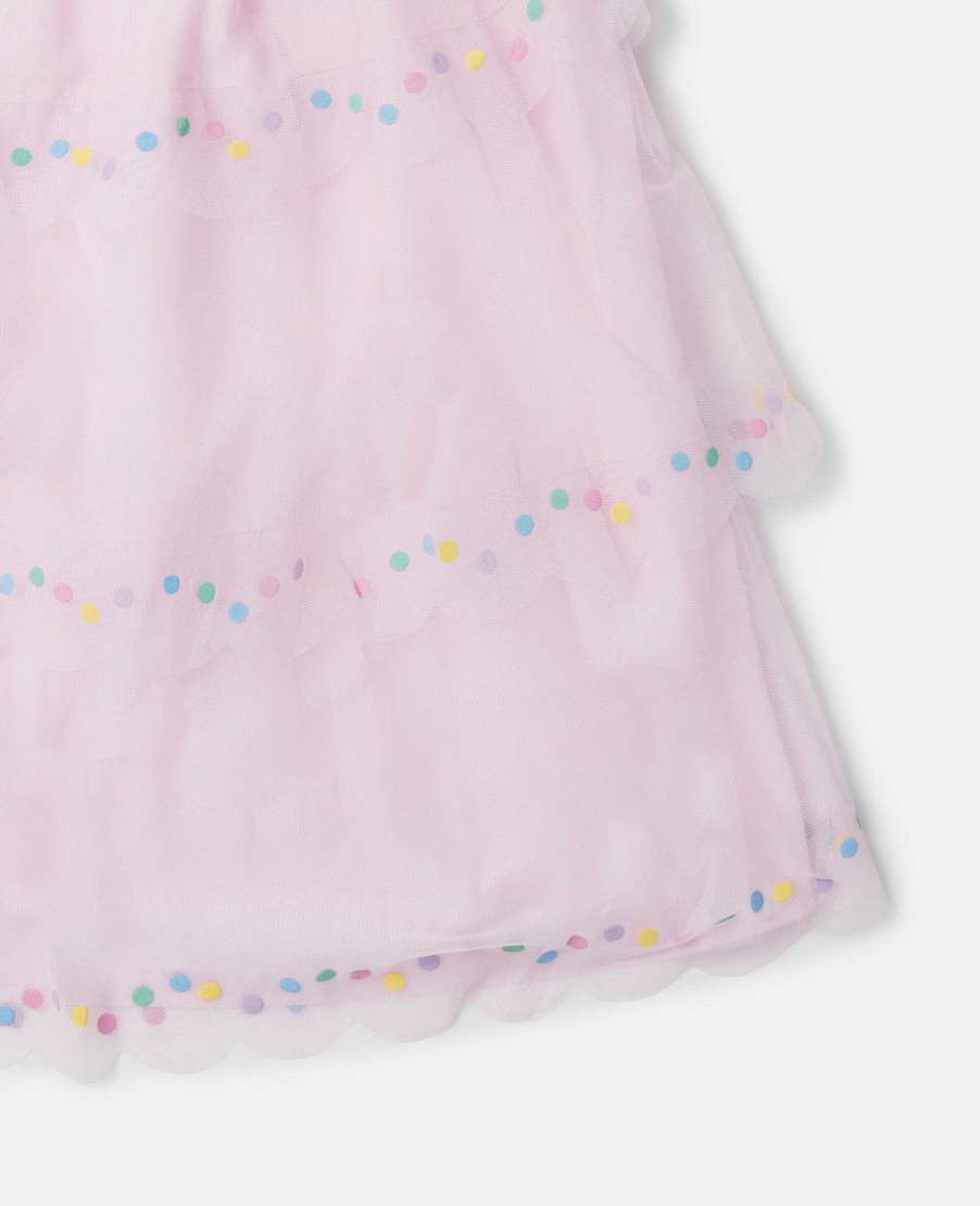 Kids Stella McCartney Dresses And All-In-Ones | Confetti Dot Tiered Dress