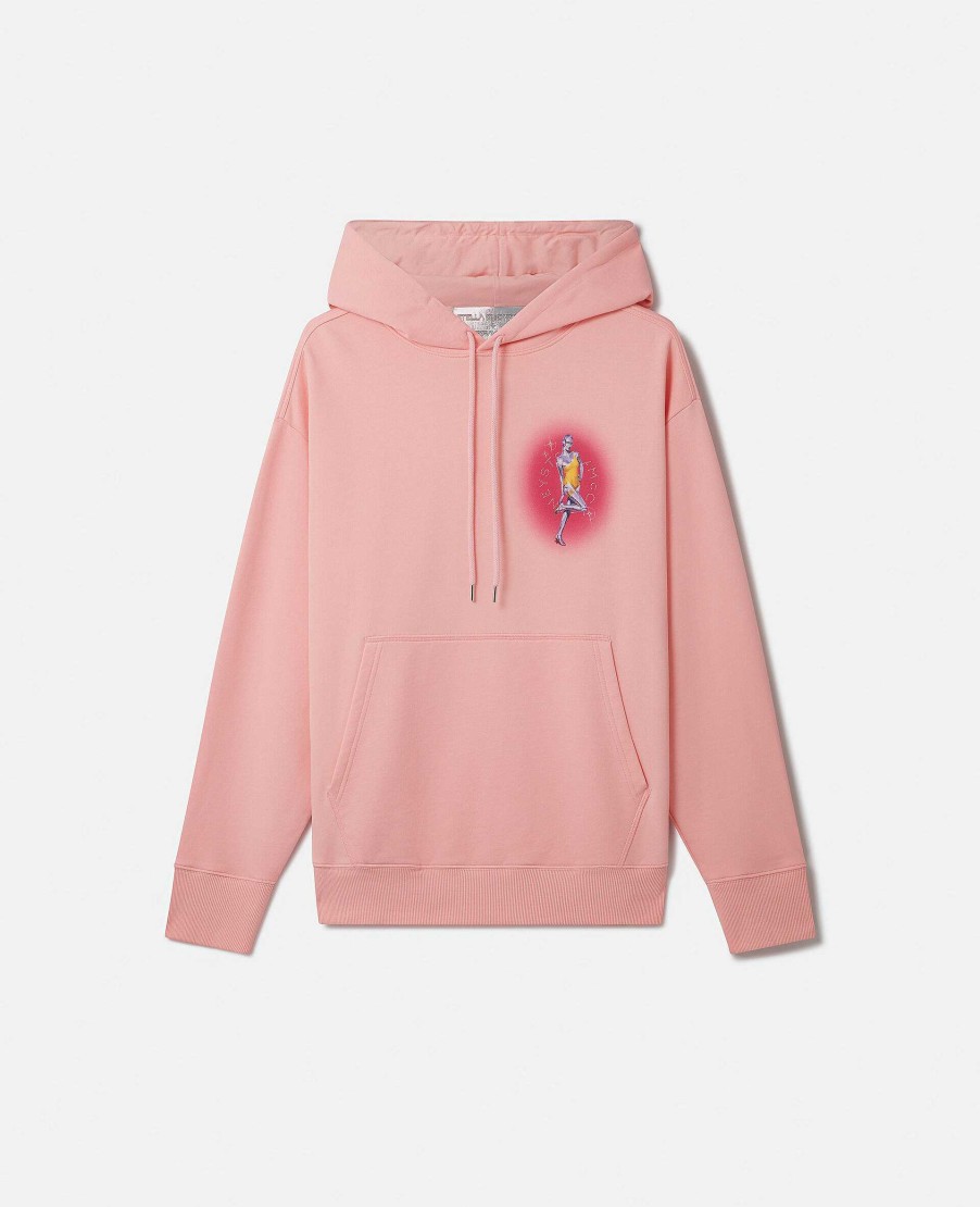 Unisex Stella McCartney Sweatshirts | Sexy Robot Print Organic Cotton Hoodie