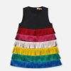 Kids Stella McCartney Dresses And All-In-Ones | Rainbow Fringed Sleeveless Dress