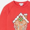 Kids Stella McCartney T-Shirts And Sweatshirt | Gingerbread House Motif Sweatshirt