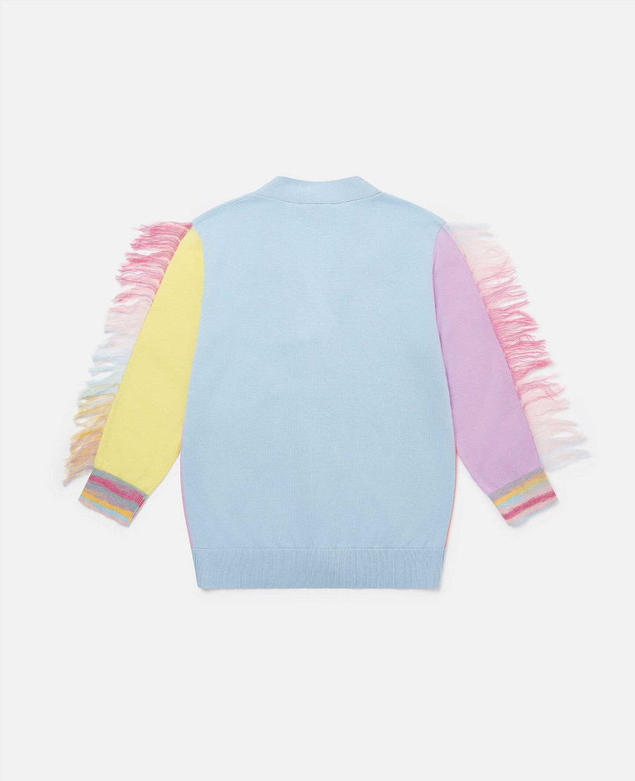 Kids Stella McCartney Jumpers And Cardigans | Rainbow Unicorn Cardigan