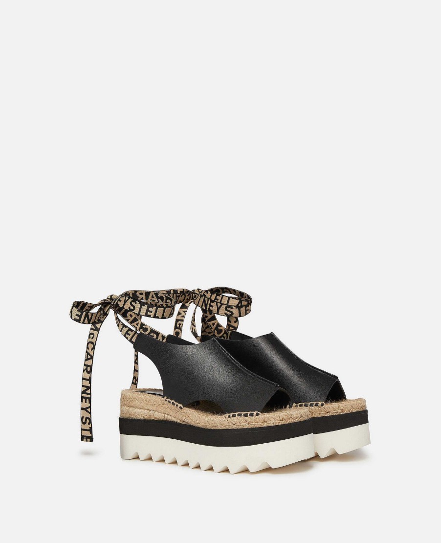 Women Stella McCartney Wedges | Gaia Peeptoe Platform Espadrilles