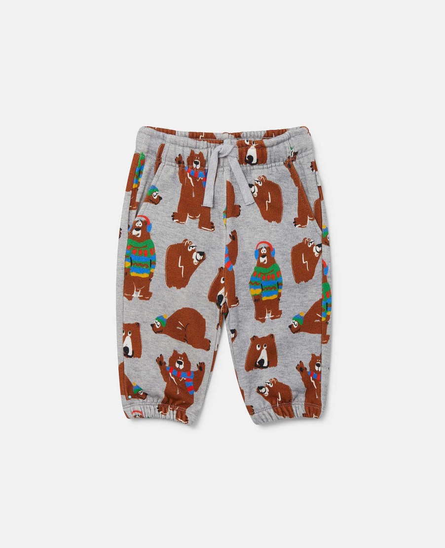 Kids Stella McCartney Baby Boys | Bear Print Joggers