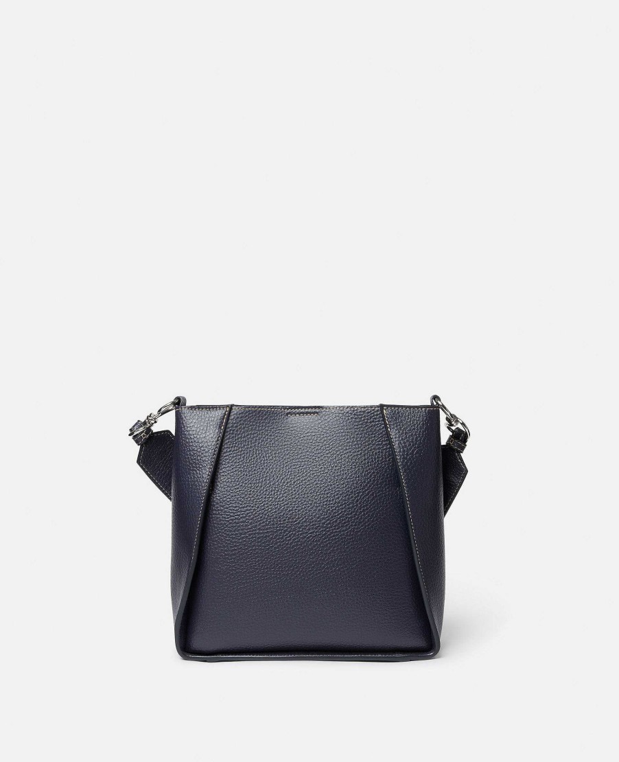 Women Stella McCartney Logo Bag | Logo Grainy Alter Mat Shoulder Bag