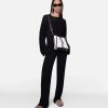 Women Stella McCartney Knitwear | Banana Sleeve Plisse Pleat Knit Top