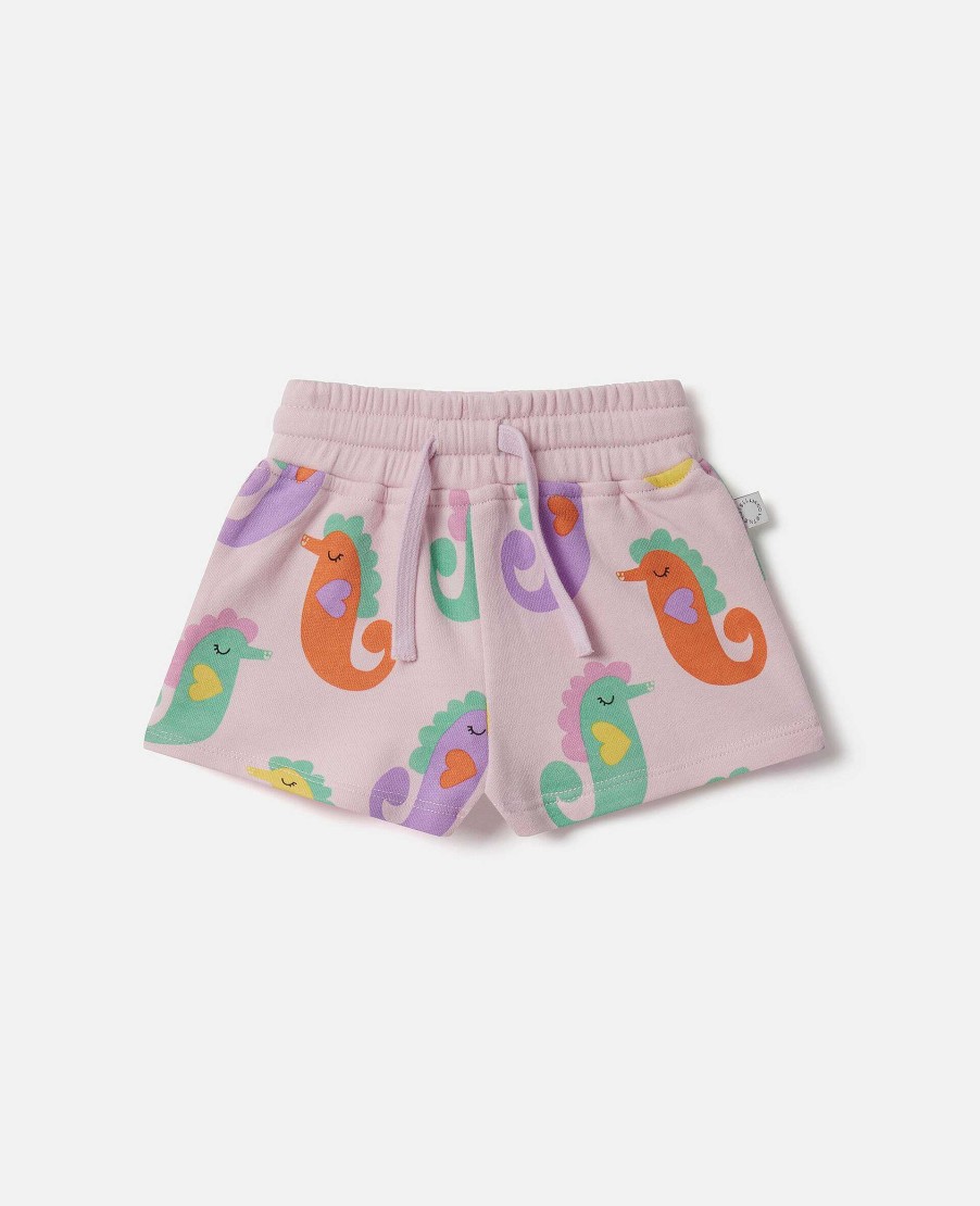 Kids Stella McCartney Baby Girls | Seahorse Print Shorts